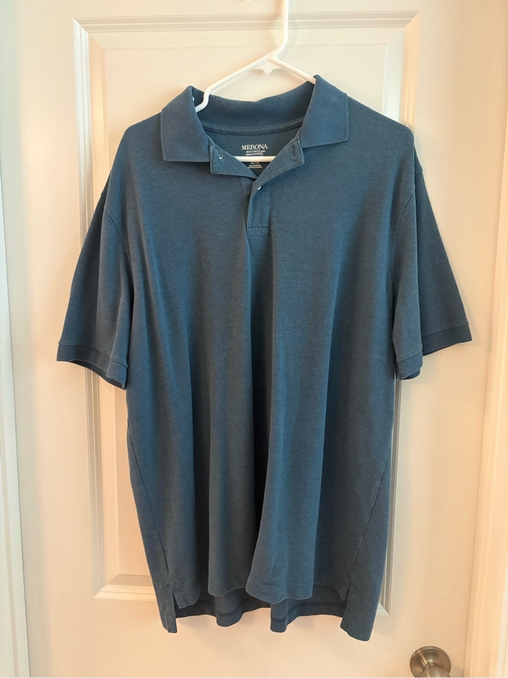 Merona Men's Slate Blue Polo Shirt